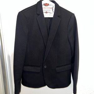 Ann Taylor Blazer: The Petite One-Button Blazer in Double Knit